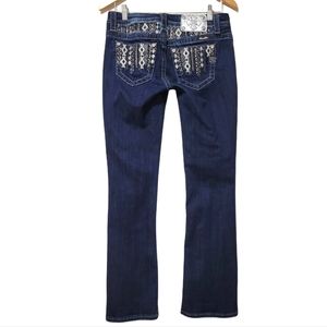 Miss Me Embellished Mid-Rise boot cut jeans Size 26